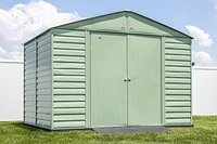 Arrow Select Steel Storage Shed, 10x8, Vert sauge