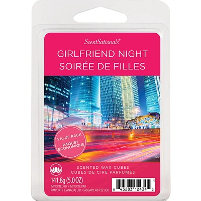 Cubes de cire parfumée ScentSationals Paquet économique - Soirée de filles 5,0 fois (141,8 g)