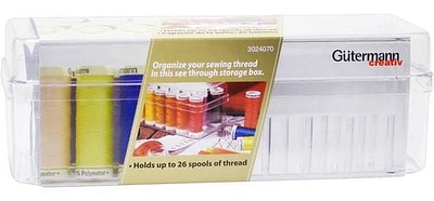 Boîte de rangement pour fil Gutermann Pour 26 bobines