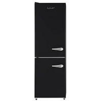 iio 11 Cu. Ft. Retro Refrigerator with Bottom Freezer in White (Left Hinge)