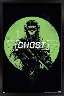 Call of Duty: Modern Warfare 2 - Ghost Emblem Wall Poster, 22.375" x 34"