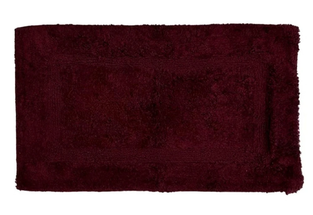 Wine Essential Cotton Indoor Bathmat – 20 Inch x 30 Inch, Soft and Absorbent, Stylish Bathroom Rug