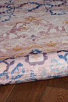 Tapis d'appoint lavable Micah pi x 3 pi ivoire et or