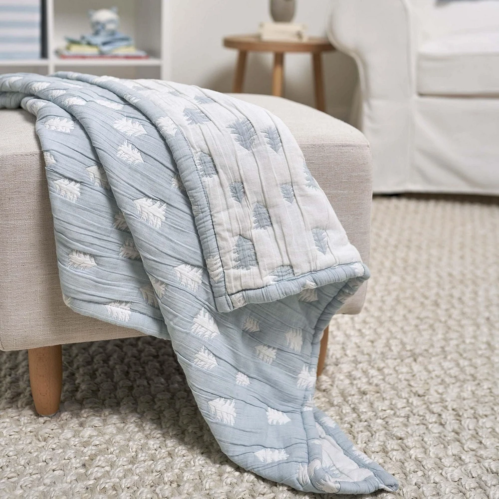 Modern Moments by Gerber Lot de 1 couvertures en gaze jacquard Taille 30" x 40"