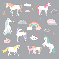 ROOMMATES UNICORN MAGIC STICKER MURAUX