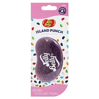 Jelly Belly Hanging Gel Car Air Freshener (Island Punch Scent, 1 Pack), Hanging Gel Car Air Freshener