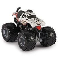 Monster Jam, Monster truck Monster Mutt Dalmatian officiel, véhicule en métal moulé, échelle 1:64, jouets pour garçons à partir de 3 ans