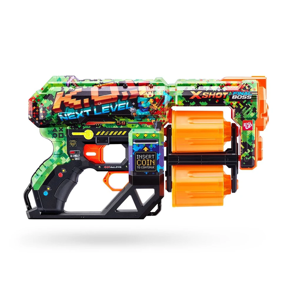Pistolet à fléchettes X-Shot Skins Dread (12 fléchettes)