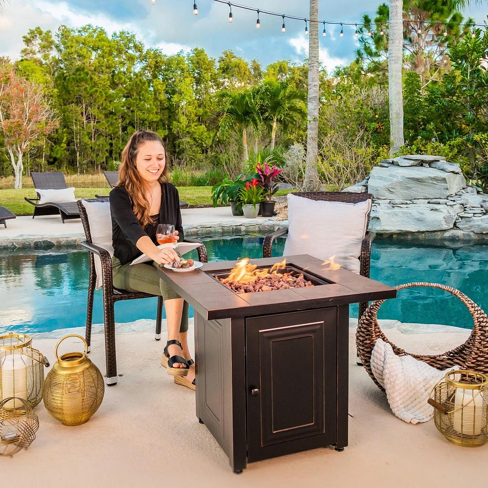 FOYER AU GAZ BP THE VANDERBILT OUTDOOR ACCENTS 28 PO