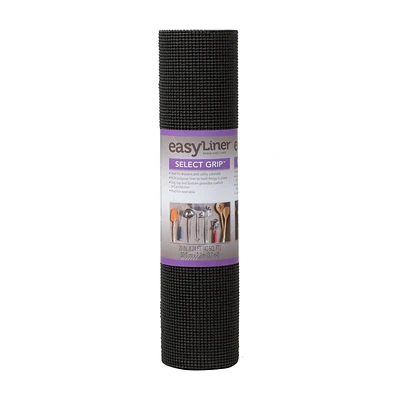 Revêtement pour étagères Select Grip de marque Easy Liner, Noir, 50,8 cm x 7,3 m (20 po x 24 pi)
