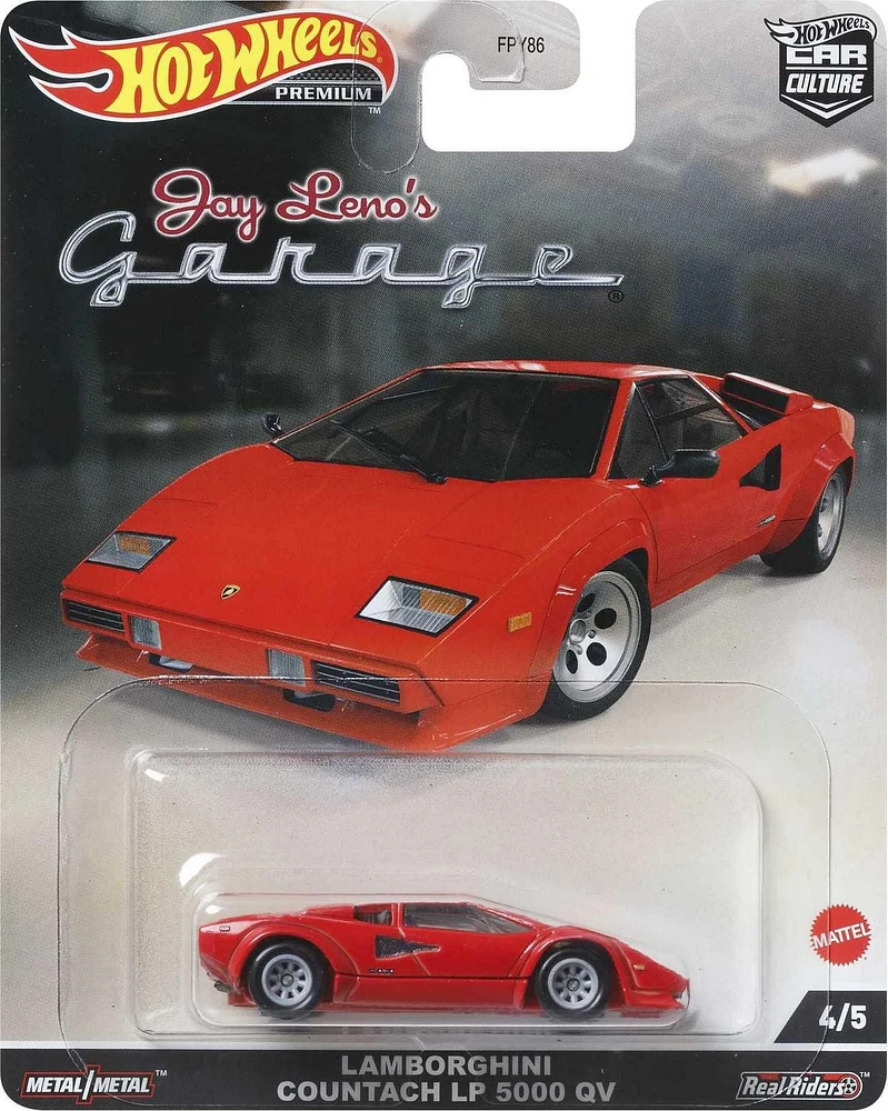 Hot Wheels Car Culture Circuit Legends Vehicle Lamborghini Coutach Pace Car for 3 Years Old & Up