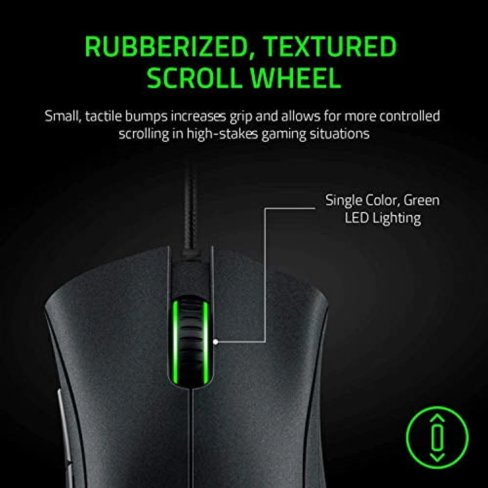 Razer DeathAdder Essential - Mouse - ergonomic - right-handed - optical - 5 buttons - wired - USB - black