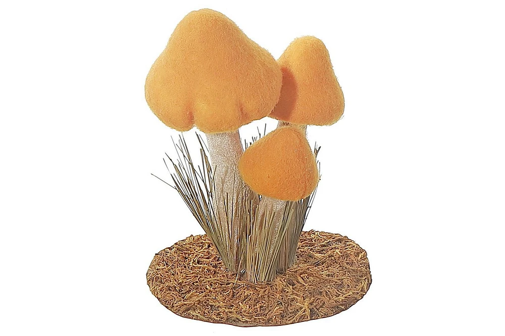 Décor Triple Champignon Jaune