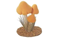 Décor Triple Champignon Jaune