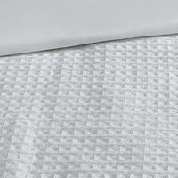 Hometrends 3 Piece Waffle Comforter Set, Available in Double/Queen,King