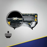 Cartouches de rechange de rasoir Gillette Fusion5ProGlide Défense pour hommes de rechange de rasoir pour manche de rasoir Flex-pivot, 2x plus de lubrification, lame de précision pour hommes