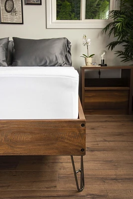 Protège-matelas en coton Total Defense King