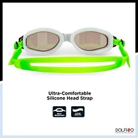 Lunettes de natation Helios Dolfino Pro pour adulte, paquet de 2 Lot de 2 lunettes de natation
