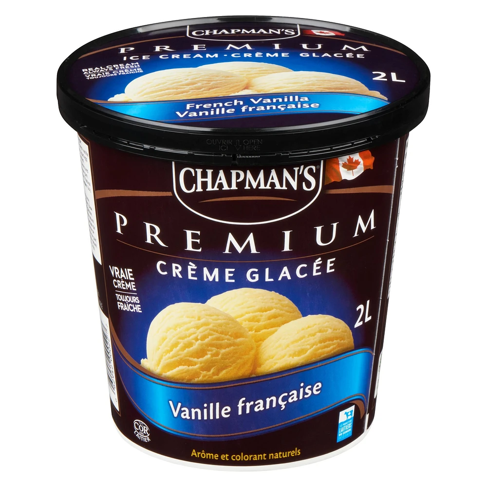 Chapman's Premium French Vanilla Ice Cream, 2L