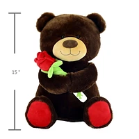 Tout pour Célébrer Saint-Valentin Jouet en peluche Day Truly Bear, Marron