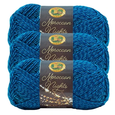Lion Brand Moroccan Nights Fil (3-Paquet) - Tapis Magique