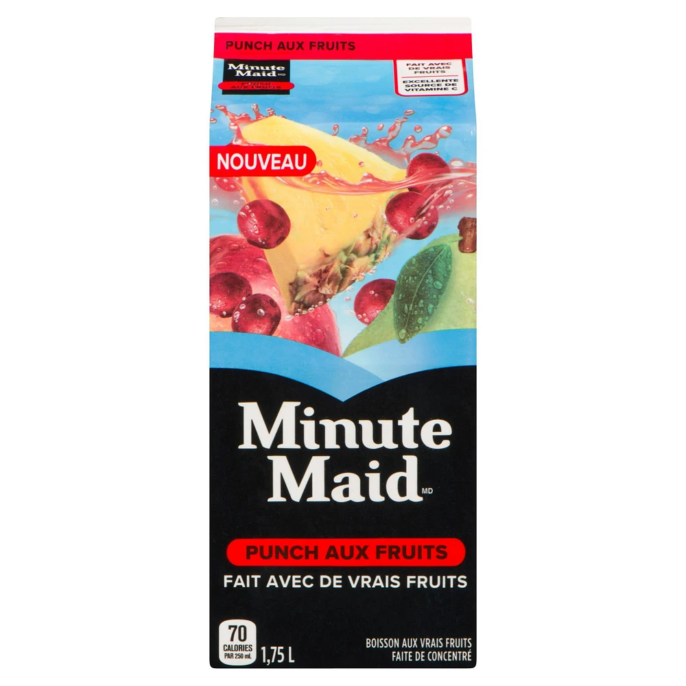 Minute Maid Fruit Punch 1.75L Carton, 1.75 x L