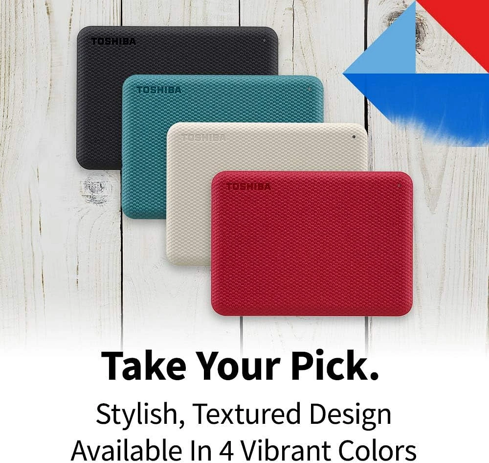 Disque dur externe portable Canvio Advance Plus - Blanc