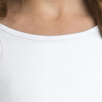 Girls' White Long-sleeved Leotard Small/Medium