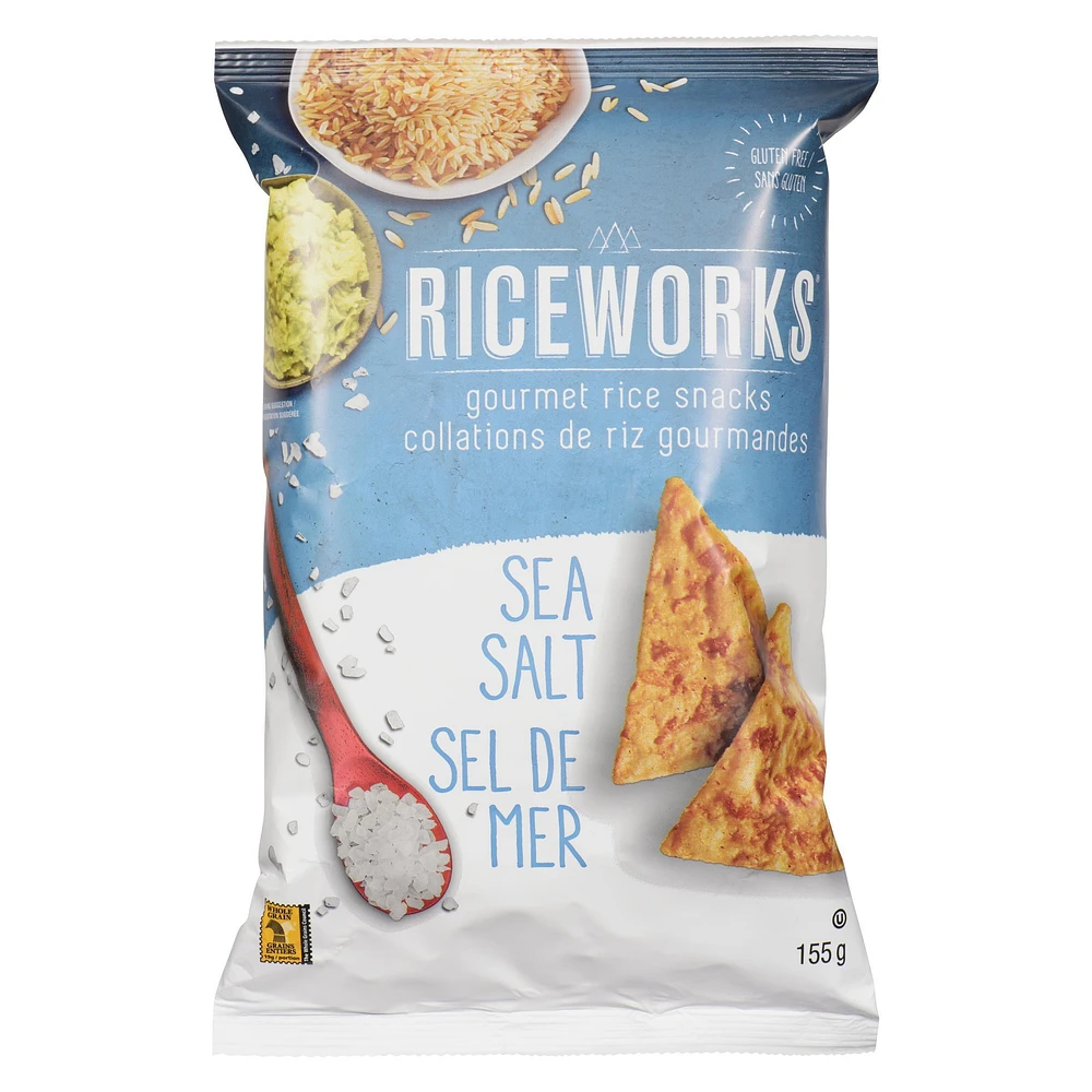 riceworks Sea Salt Gourmet Rice Snacks