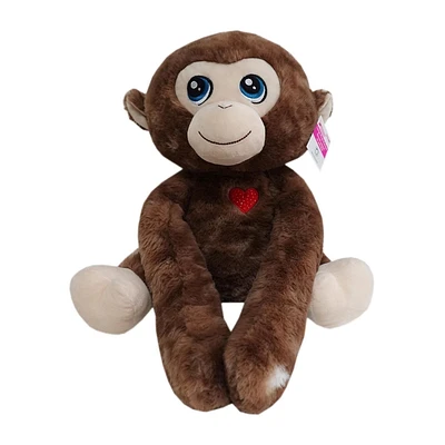 WAY TO CELEBRATE une grande peluche de singe à bras long, 14 pouces