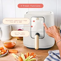 Beautiful 3 Qt Air Fryer with TurboCrisp Technology by Drew Barrymore, 3Qt Air Fryer