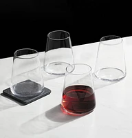 Ensemble de verres à vin sans pied 4 PCS verres à vin sans pied