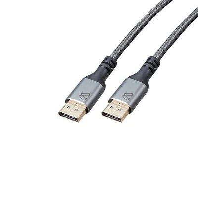 BlueDiamond câble PRO DisplayPort 8K - Ultra HD - 32.4Gbps - HDR Dynamique - DP 1.4 - 8K@60Hz, 4K@144Hz, 15pi