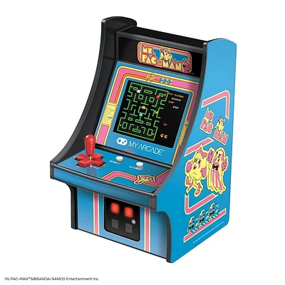MICRO ARCADE DE JEU RÉTRO DE COLLECTION  MS PAC-MAN 6,75 po Console de jeu rétro