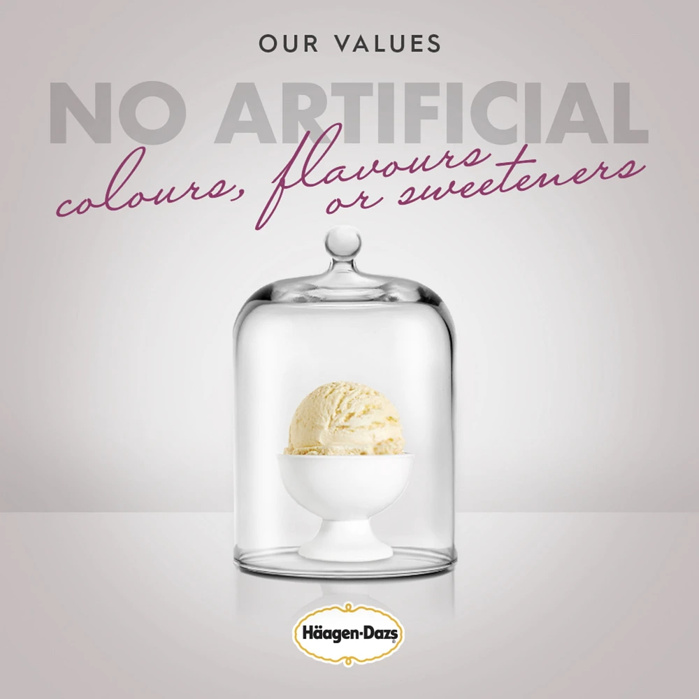 Barres de crème glacée HÄAGEN-DAZS® Miniatures Vanille amande 4 x 55 ml 4x55 ml