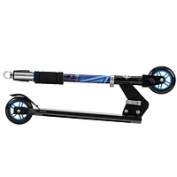 La trottinette Marvel Black Panther à 2 roues alignées en Aluminium pour Garçons, par Huffy, noir Idéal pour les 5 ans et plus