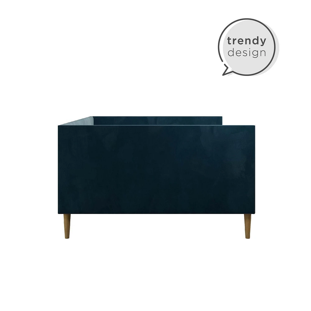 DHP Franklin Mid Century Upholstered Daybed