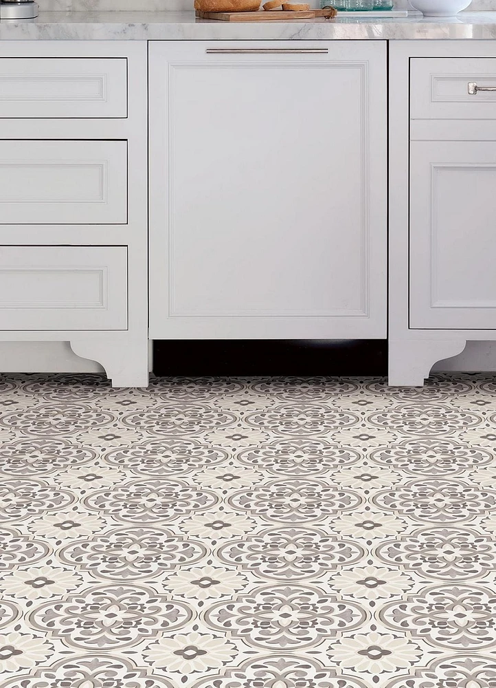 FloorPops Massimo Peel and Stick Floor Tiles Set of 20