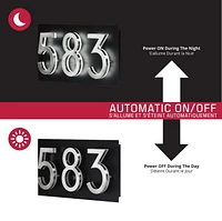 Backlit LED House Number