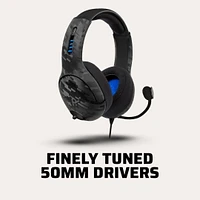 PDP Gaming LVL50 Wired Stereo Gaming Headset: Black Camo - PlayStation 5, PlayStation 4