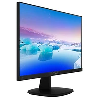 Philips 243V7QJAB 24" Frameless HD IPS Monitor, 1920 x 1080 Black