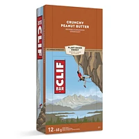 Clif bar Crunchy Peanut Butter Energy Bars, 12 x 68 g