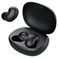 onn. Wireless Active Noise Cancelling/Ambient Sound In-Ear Earphones with Charging Case, Up to 24 Hours Playtime