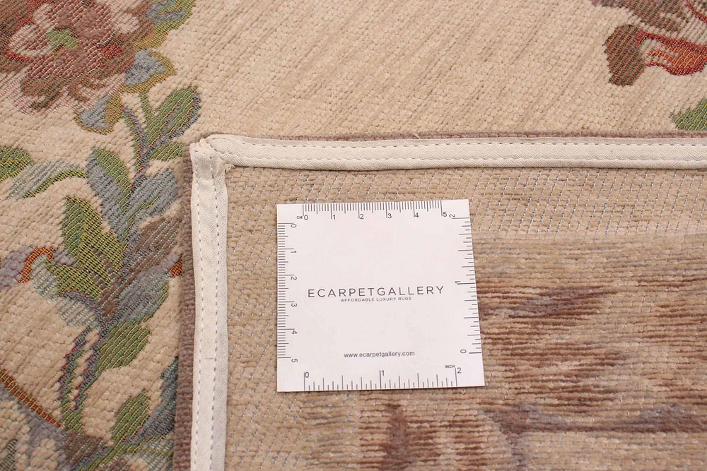ECARPET Lotus Mod Ivory Rug 5'6" x 7'9"