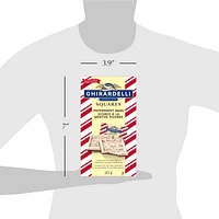 GHIRARDELLI Milk Chocolate Peppermint Bark Squares Bag, 141g, GHIRARHELLI BAG PEPPERMINT BARK MILK