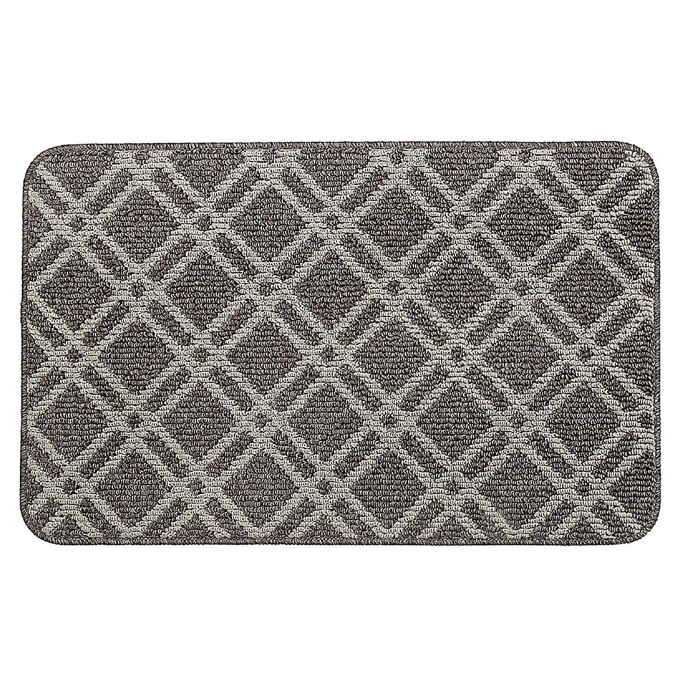 IH Casa Decor Diamond Tufted Floor Mat Asstd 3' X 4' - Set of 4