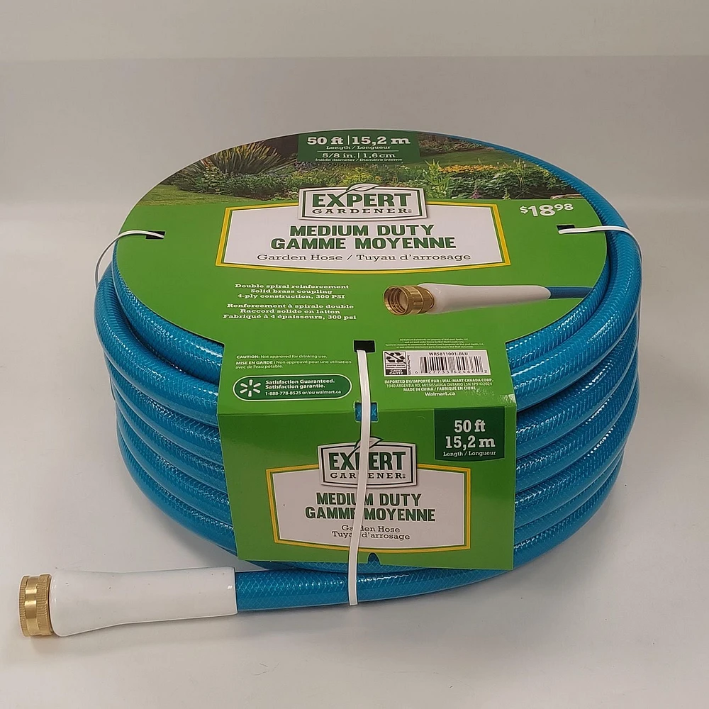 Expert Gardener 50FT Gamme moyenne Tuyau d’arrosage