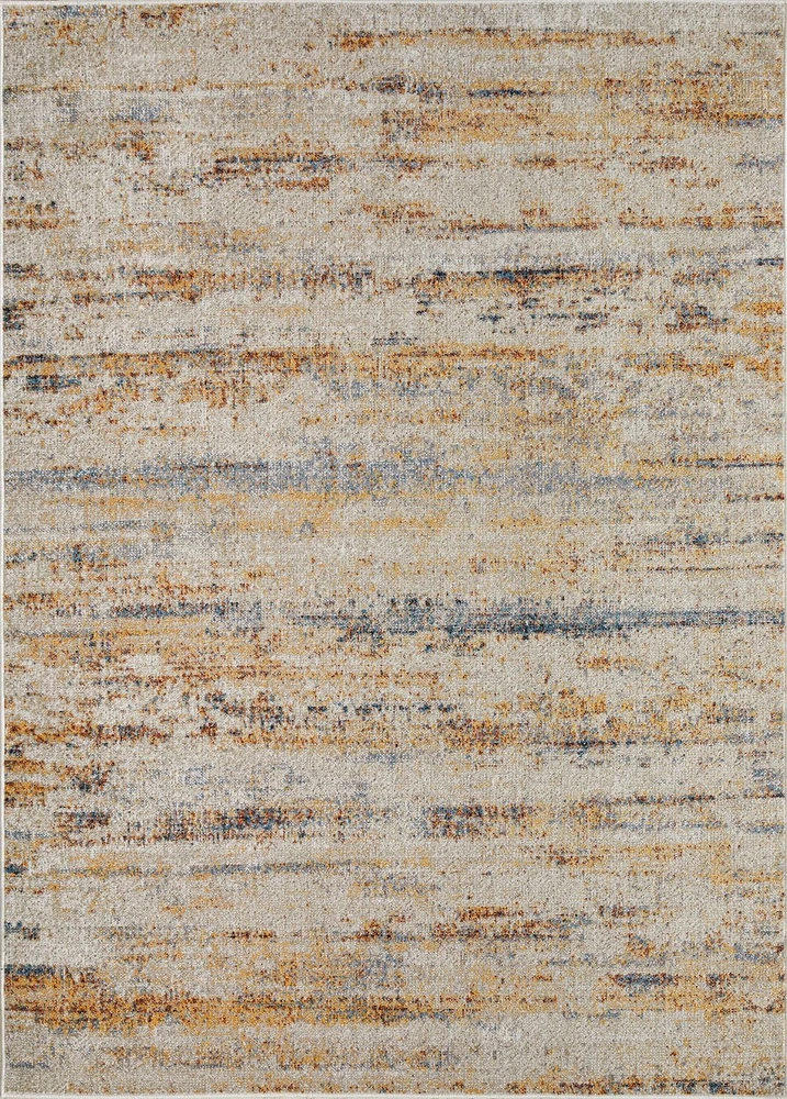 Rug Ease Lucien Grey Brown Area Rug