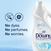 Downy Ultra Free & Gentle Laundry Liquid Fabric Softener (Fabric Conditioner), Hypoallergenic, 3.29L