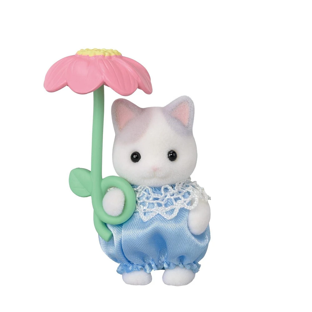 Calico Critters Blooming Baby Friends Series Sacs aveugles, ensemble surprise comprenant une figurine de poupée et un accessoire Figurine et accessoire